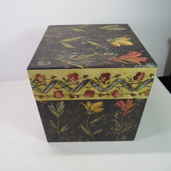 Black Fall Floral Gift - Storage Box Bob's Boxes - Picture 3 of 7